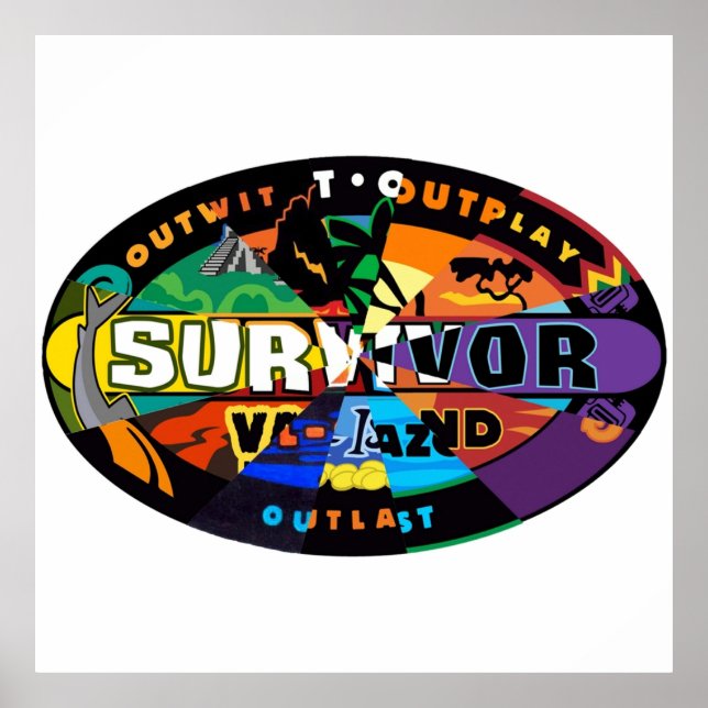 Survivor Logos Merged Poster (Front)