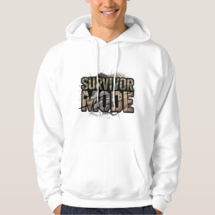 Survivor Mode Men’s Hoodie – Cracked Wall Power