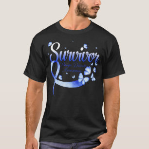 Survivor Pompe Disease Awareness Butterfly T-Shirt
