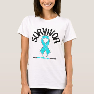 SURVIVOR Ribbon Addiction Recovery T-Shirt