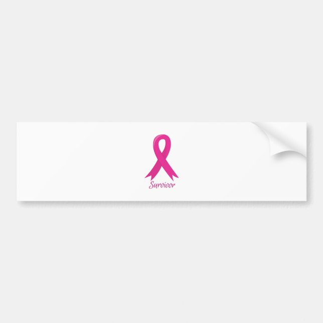 Survivor Ribbon Bumper Sticker (Front)
