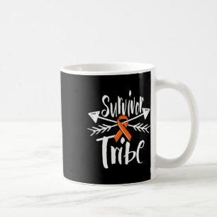 Survivor Tribe Leukaemia Cancer Awareness Ribbon G Coffee Mug
