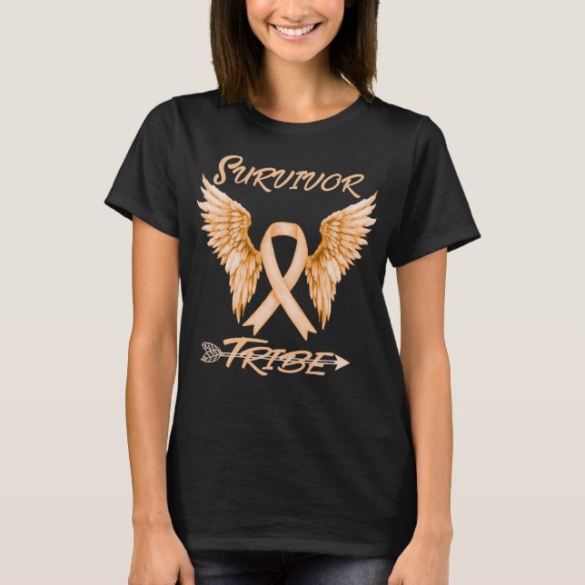 survivor tribe multiple sclerosis MS T-Shirt (Front)