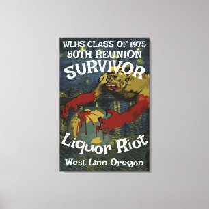Survivor WLHS 50TH REUNION CLASS 1975 Canvas Print