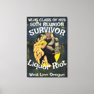 Survivor WLHS 50TH REUNION CLASS 1975 Canvas Print