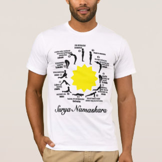 surya namaskara yoga awareness shirt tshirt