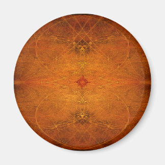 Suryasta Sun Salute Abstract Art Magnet