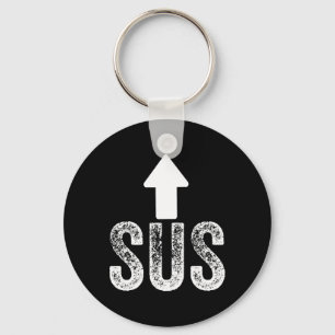 Sus Game Idk Bro Bruh Meme Funny Video Gamer 1  Key Ring