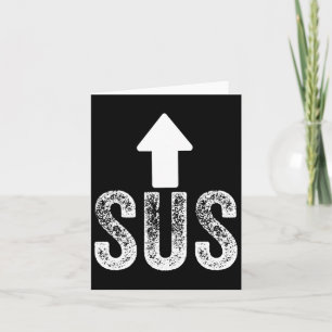 Sus Game Idk Bro Bruh Meme Funny Video Gamer 2  Card