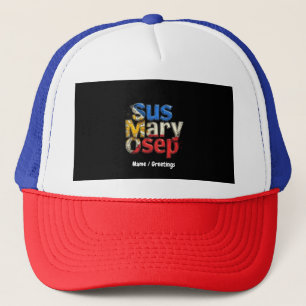Sus Mary Osep Filipino Pride Customisable Trucker Hat