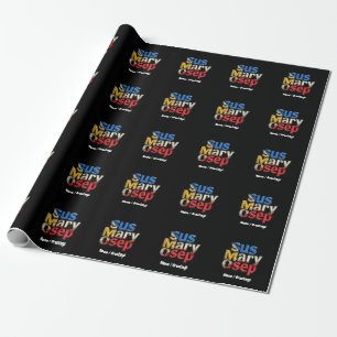 Sus Mary Osep Filipino Pride Customisable Wrapping Paper