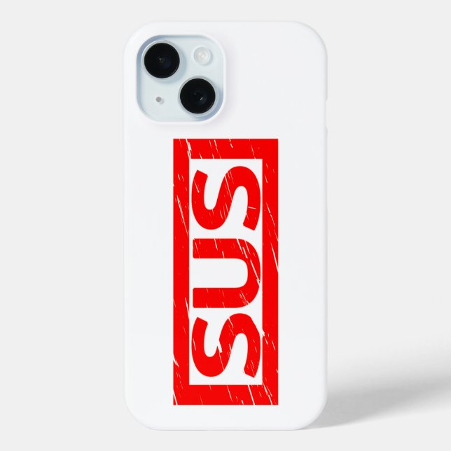 Sus Stamp Case-Mate iPhone Case (Back)