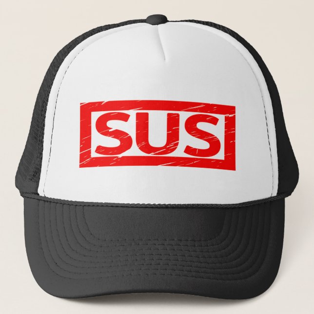 Sus Stamp Trucker Hat (Front)