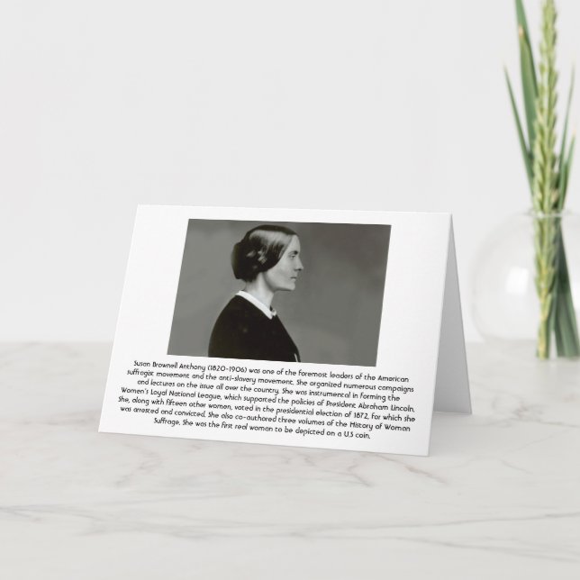 Susan B. Anthony Card (Front)