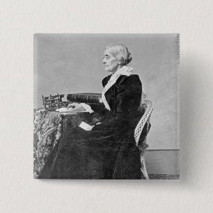 Susan Brownell Anthony 15 Cm Square Badge
