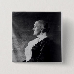 Susan Brownell Anthony 15 Cm Square Badge
