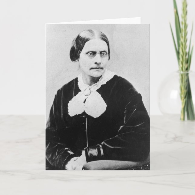 Susan Brownell Anthony  c.1871 Card (Front)