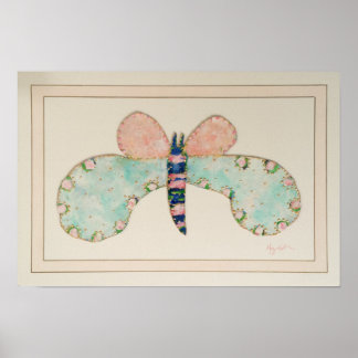 Susan Butterfly with French Mat Print