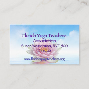 Susan Wasserman FYTA Business Card