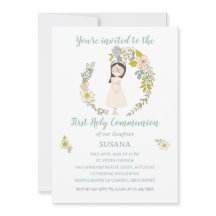 SUSANA Communion Invitation