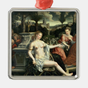 Susanna and the Elders, 1567 Metal Ornament