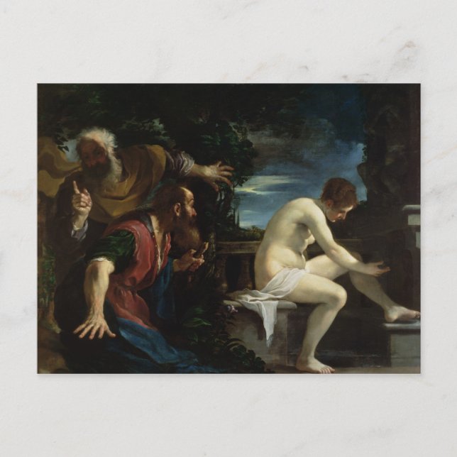 Susanna and the Elders Postcard (Front)