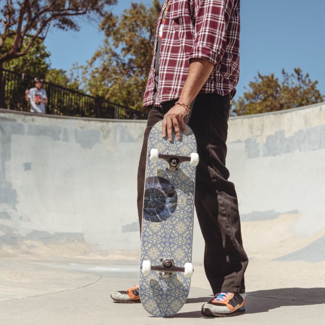 Susea Blu Studios Fire Flicker Skateboard Deck (Outdoor 2)