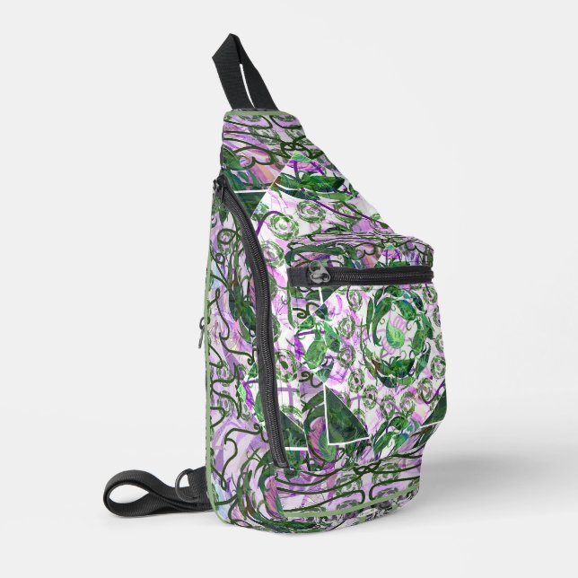 Susea Blu Studios Garden Sling Bag (Left Corner)