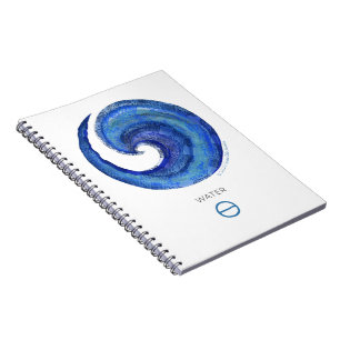 Susea Blu Studios Water Symbol Notebook