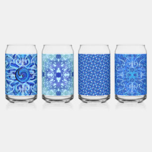 Susea Blu Studios Wave Can Glasses