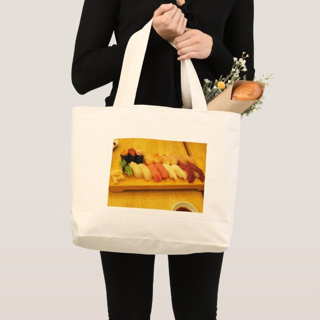 Sushi 寿司 large tote bag (Front (Product))