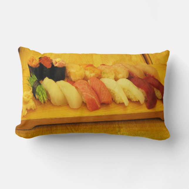 Sushi 寿司 lumbar cushion (Front)