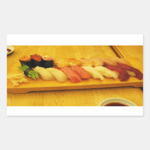 Sushi 寿司 rectangular sticker