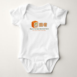 Sushi- 1st Birthday Baby Bodysuit