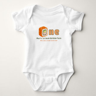 Sushi- 1st Birthday Baby Bodysuit