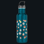 Sushi 710 Ml Water Bottle<br><div class="desc">Cute sushi pattern for lovers of Japan and good food. Original art by Nic Squirrell.</div>