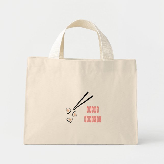 Sushi Addict Mini Tote Bag (Front)