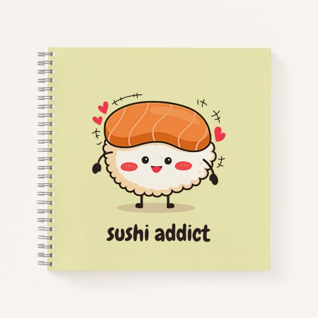sushi addict notebook (Front)