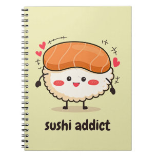 sushi addict notebook