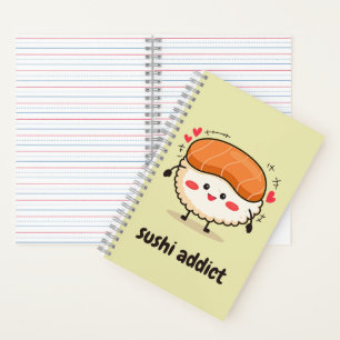 sushi addict notebook