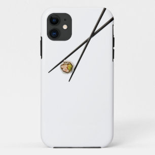 Sushi and Black chopsticks - Customised iPhone 11 Case
