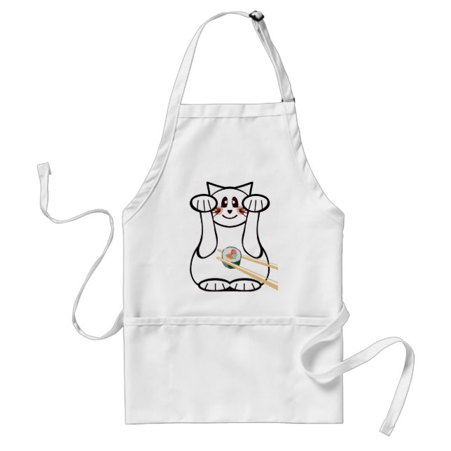 Sushi Apron - Give Me More!!!! (Front)