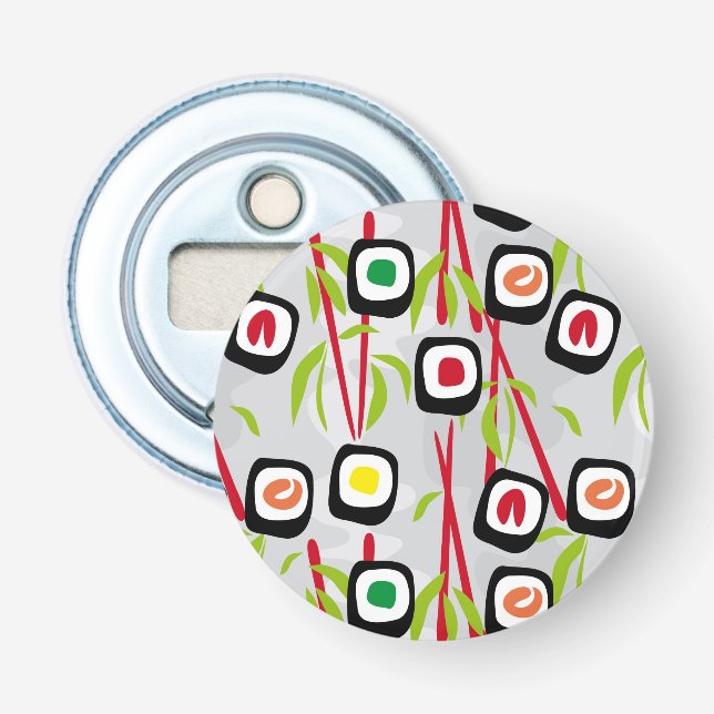 Sushi background bottle opener (Front)