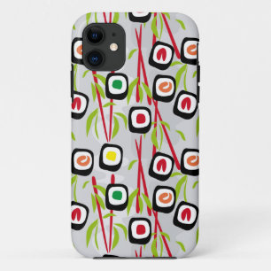 Sushi background iPhone 11 case