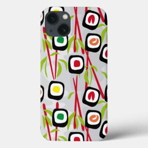 Sushi background iPhone 13 case