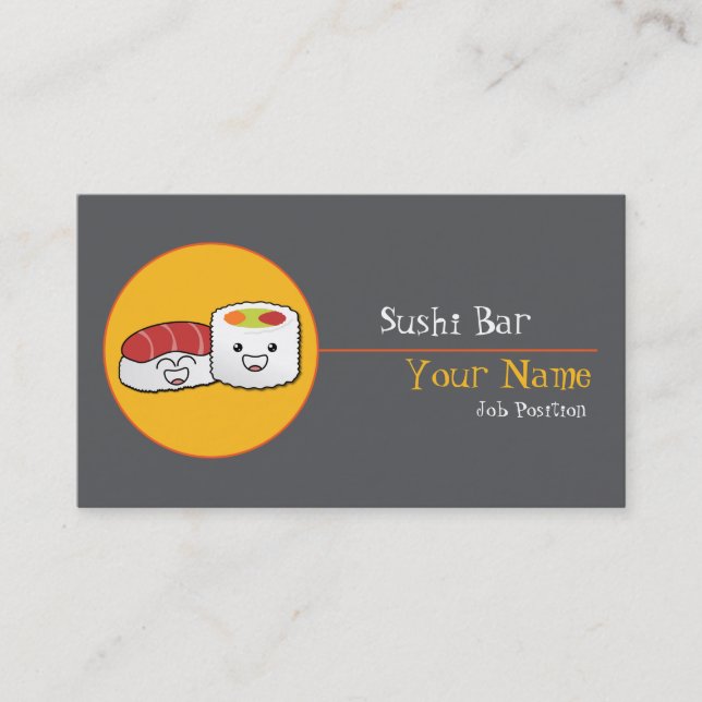 Sushi Bar Business card (Front)