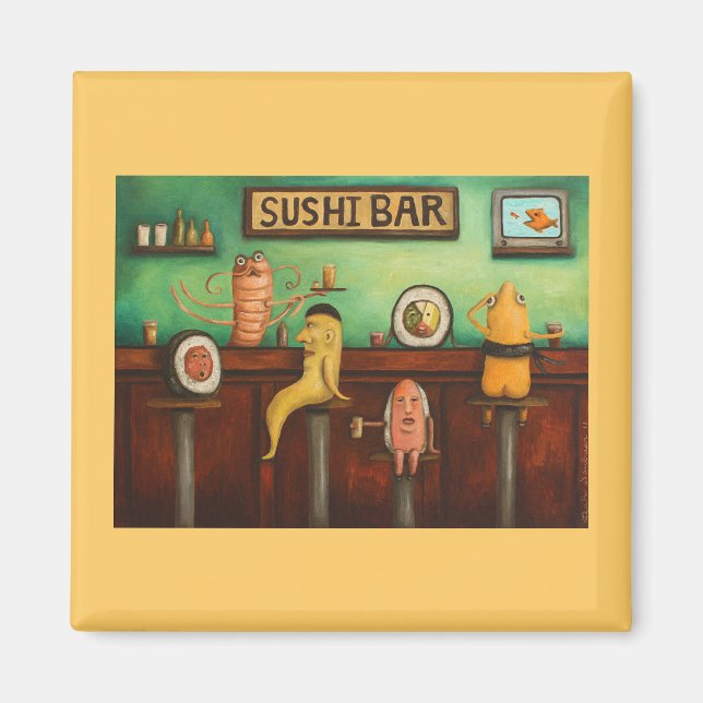 Sushi Bar Magnet (Front)