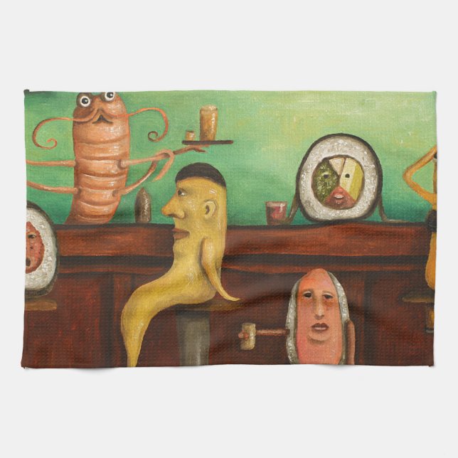 Sushi Bar Tea Towel (Horizontal)