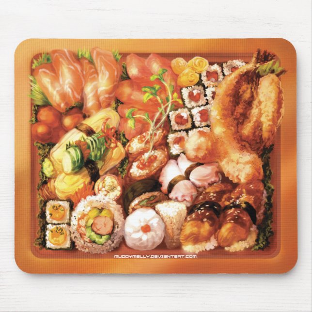 Sushi Bento Box - Mousepad (Front)