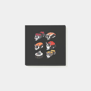 Sushi Boston Terrier Premium T-Shirt Post-it Notes